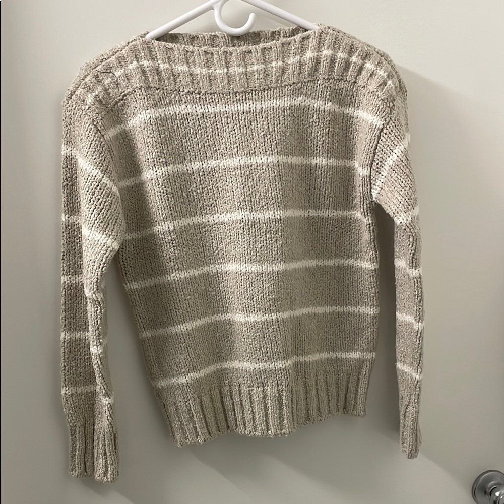 Ann Taylor Striped Knit Sweater